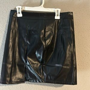 Leather skirt